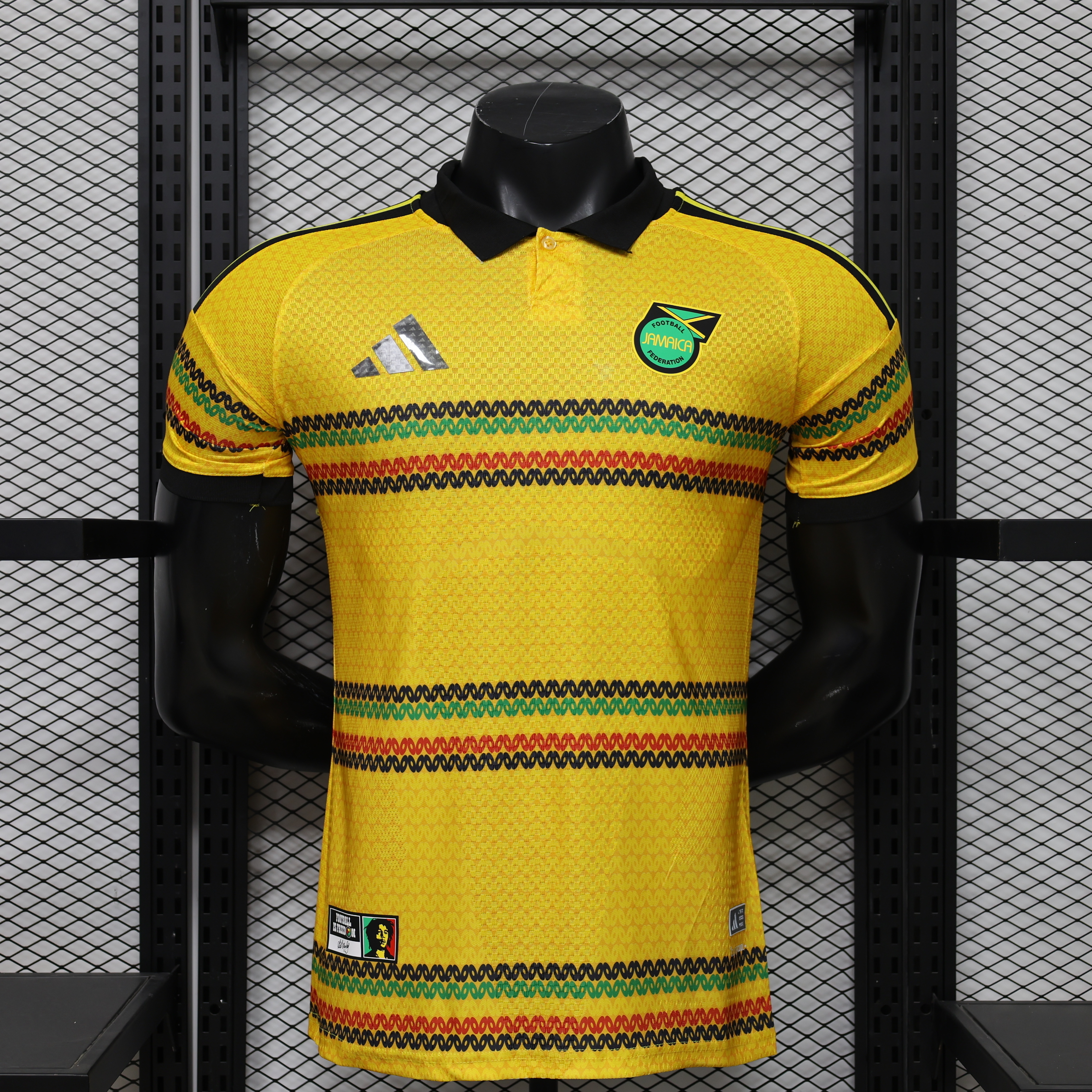2026 Mens Jamaica x Bob Marley Home Kit Player Version Soccer T-Shirt AAAAJersey Supply Yupoo