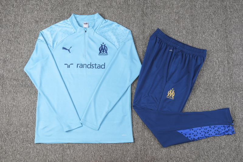 23-24 Marseille Long Sleeve Training Suit Yupoo 1