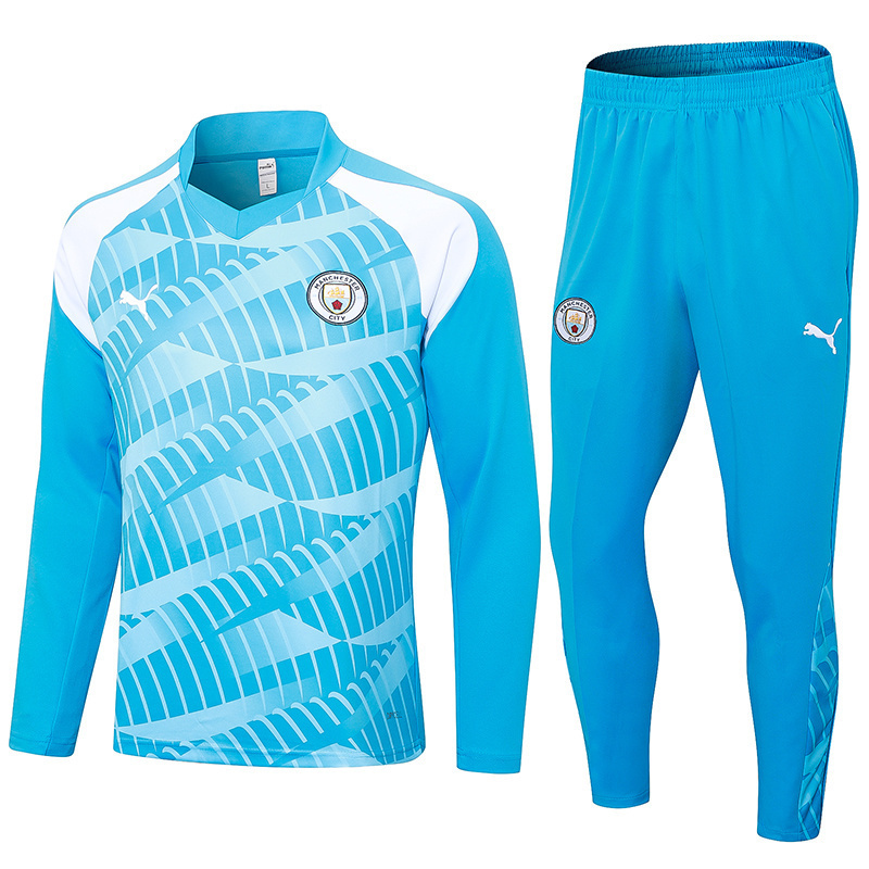 23-24 Manchester City Long Sleeve Training Suit Yupoo
