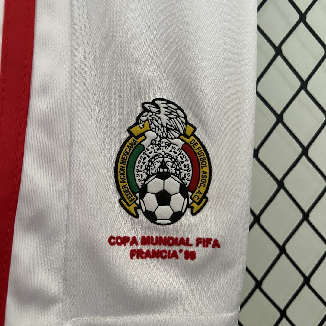 1998 Mexico Home Kids Retro Kits World Cup Shirt Soccer Jerseys Yupoo 3