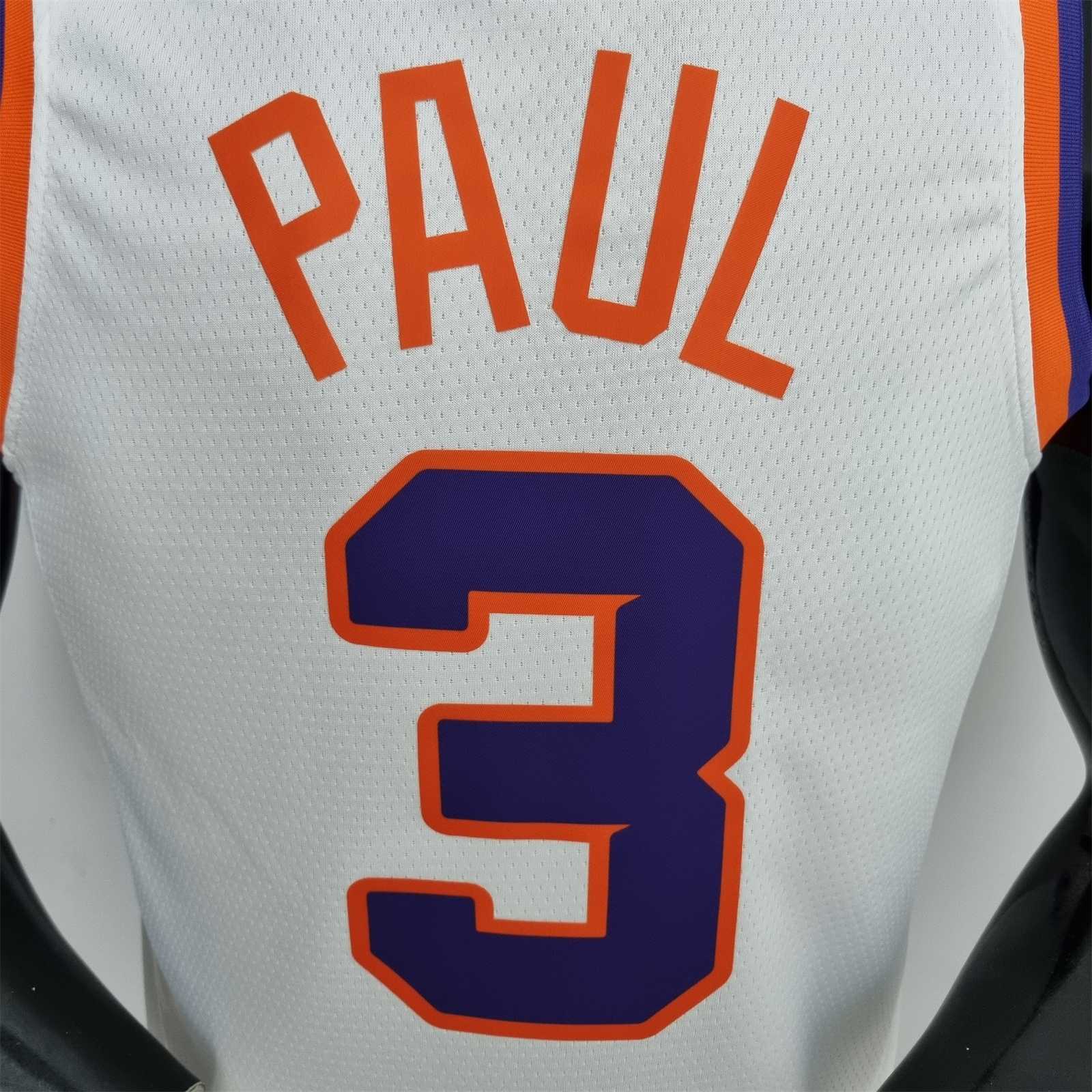 75th Anniversary Paul #3 Phoenix Suns White NBA Jersey 1