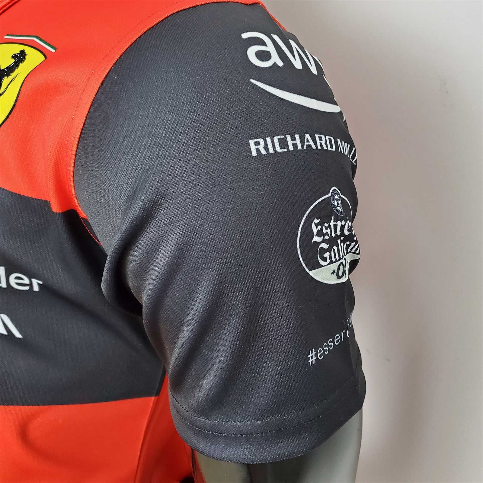 New F1 Formula One; Ferrari racing suit polo red 1