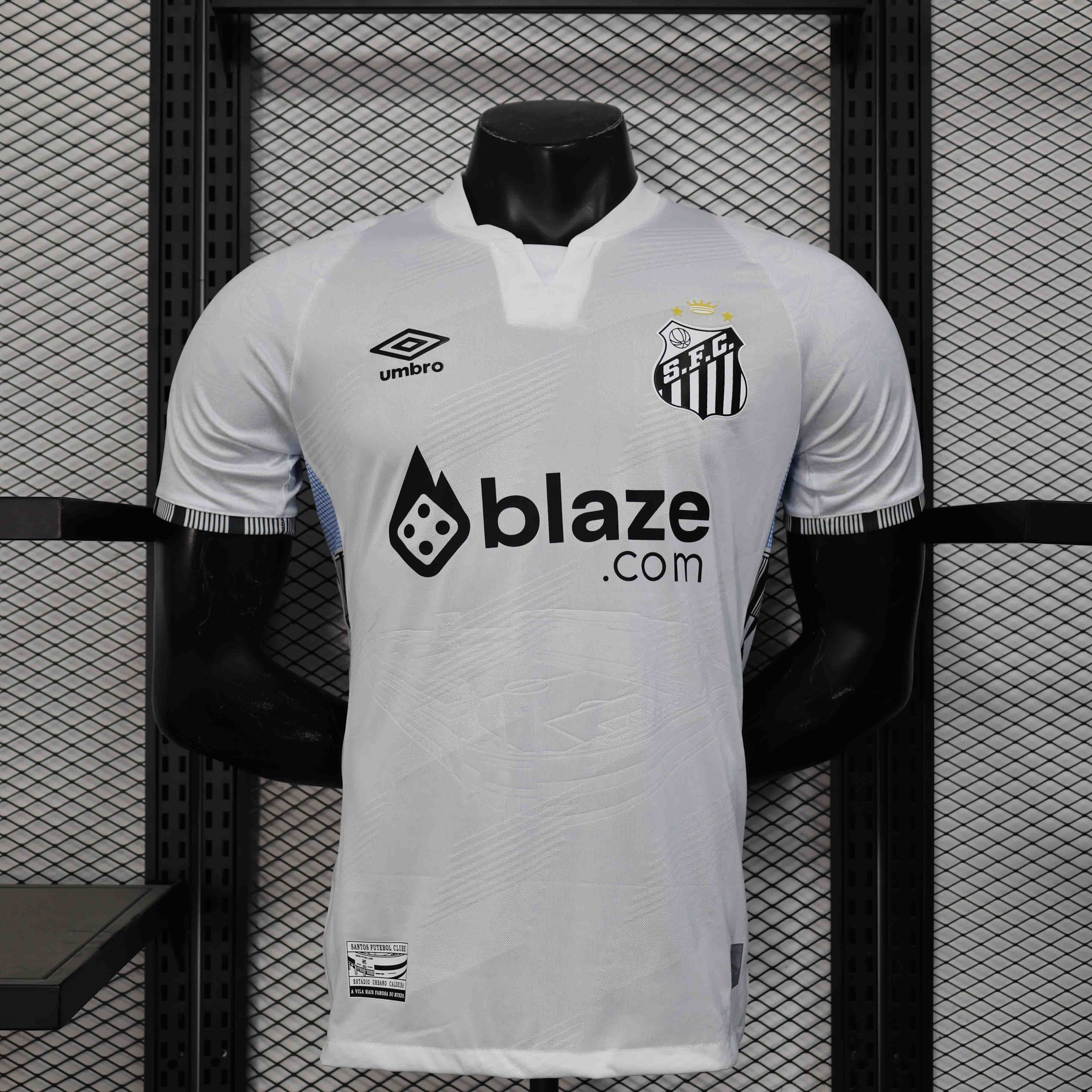 24-25 Santos Home Kit Player Version Shirt AAAAJersey Dropship Yupoo