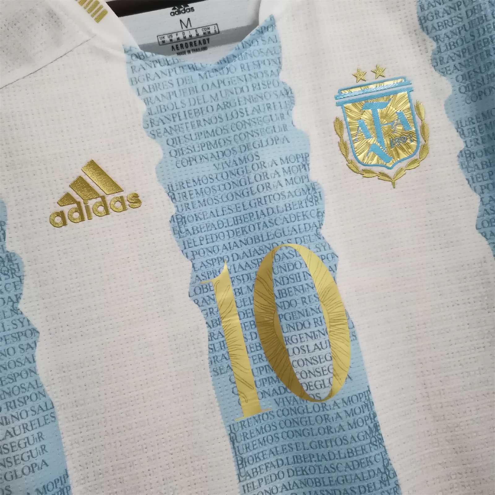 2021 Argentina Commemorative Edition White Blue 11