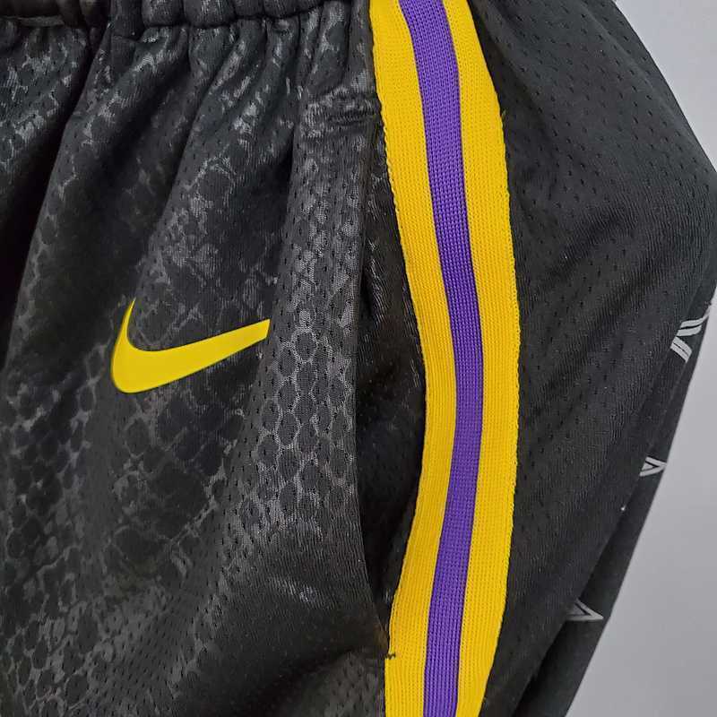 Lakers black NBA Pants Black 5