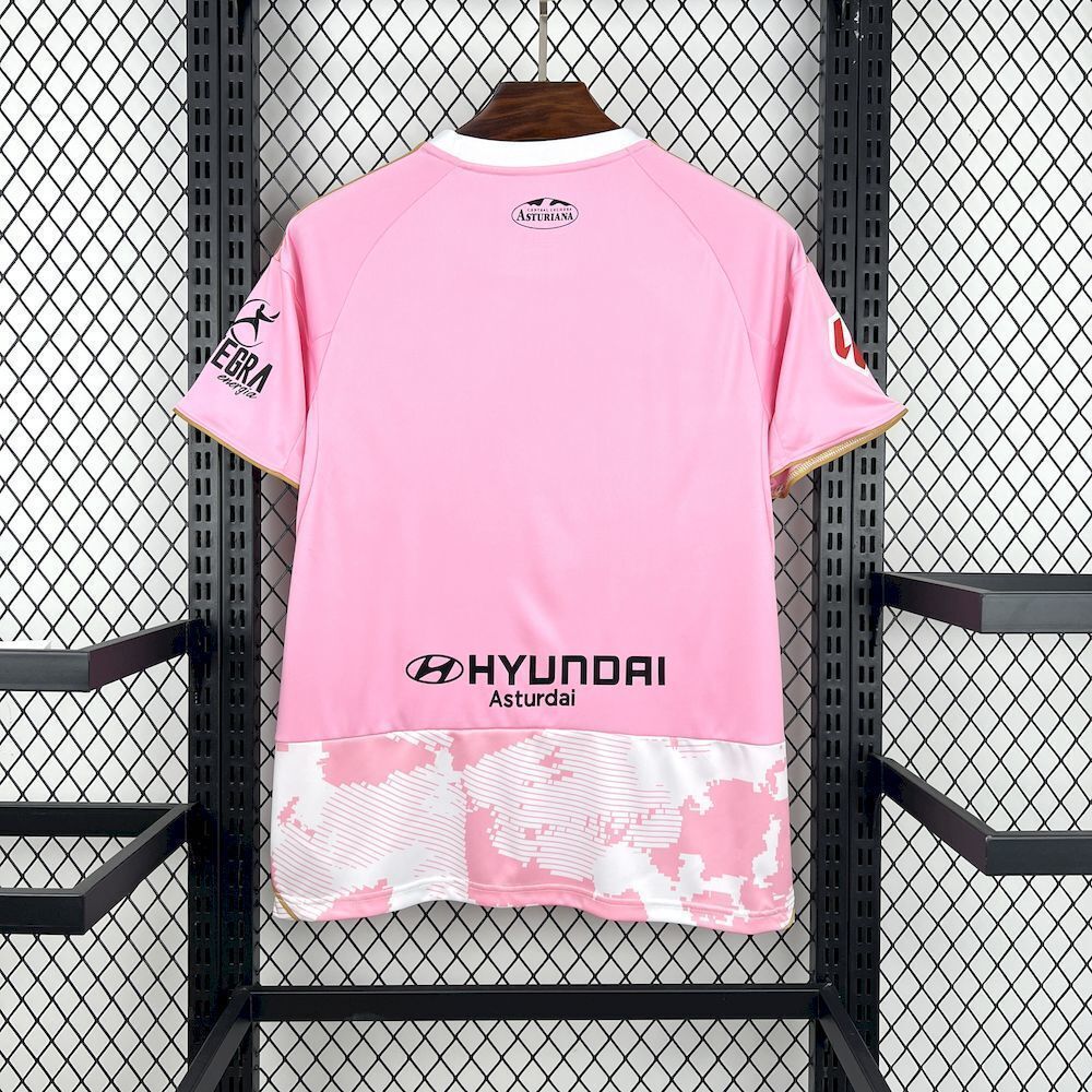25-26 Real Oviedo Special Edition Pink T-Shirt Football Apparels AAAAJersey Wholesale Yupoo 2