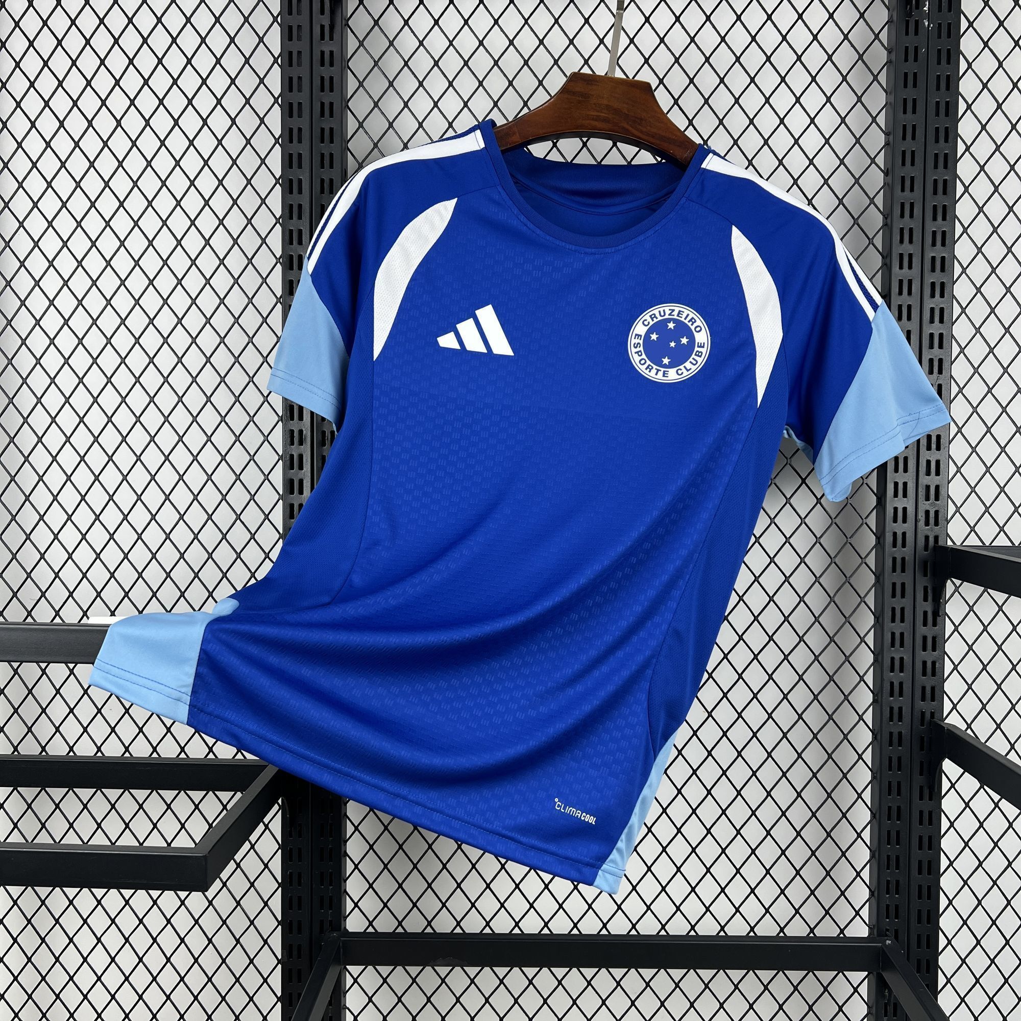 25-26 Cruzeiro Pre-Match Kit Soccer T-Shirt AAAAJersey Supply Yupoo