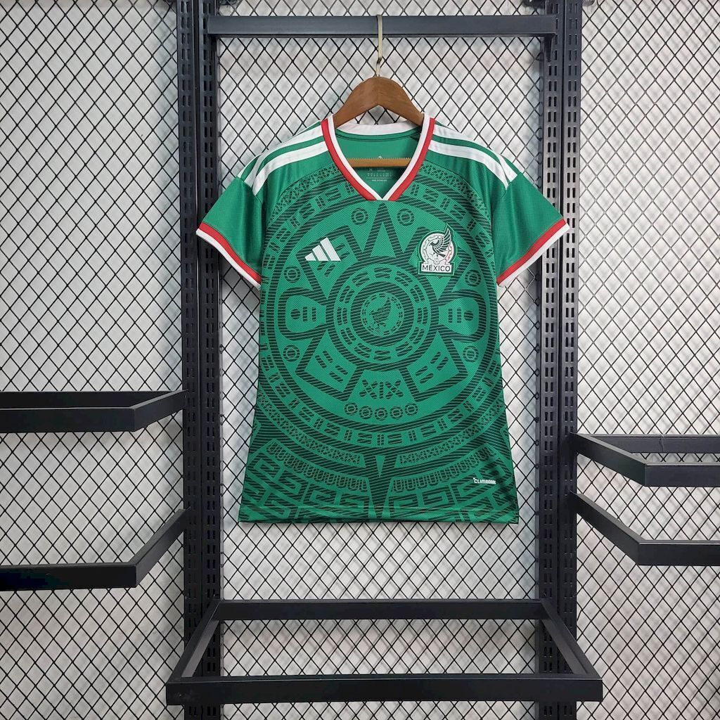 2026 World Cup Mexico Home Kit Football Women T-Shirt AAAAJersey Supply Yupoo