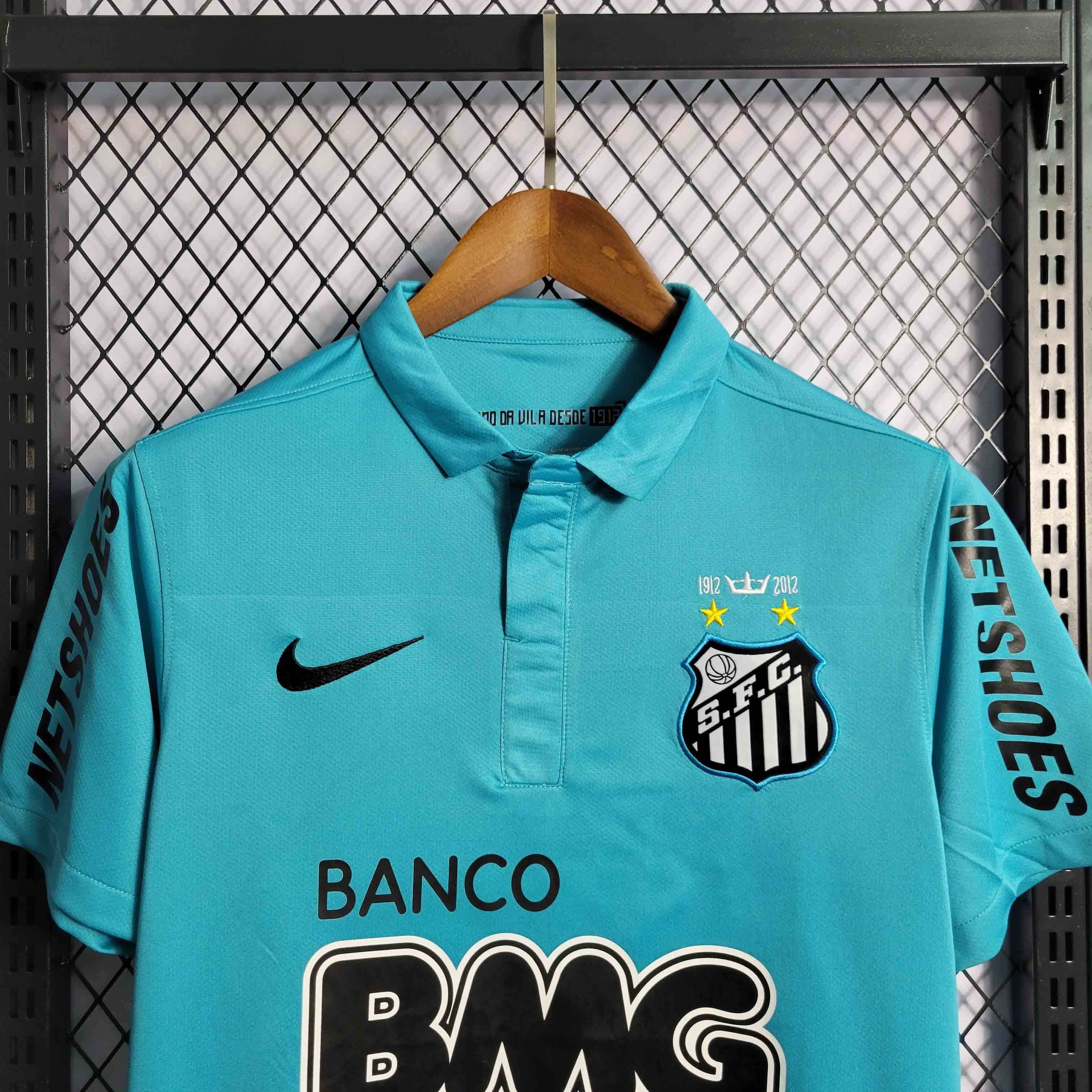 12-13 Santos Away Retro Kit Football AAAAJersey Supplier 2