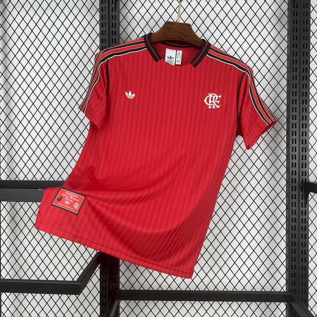 25-26 Flamengo OG Retro Style Red Special Edition Kit Football T-Shirt AAAAJersey Supply Yupoo