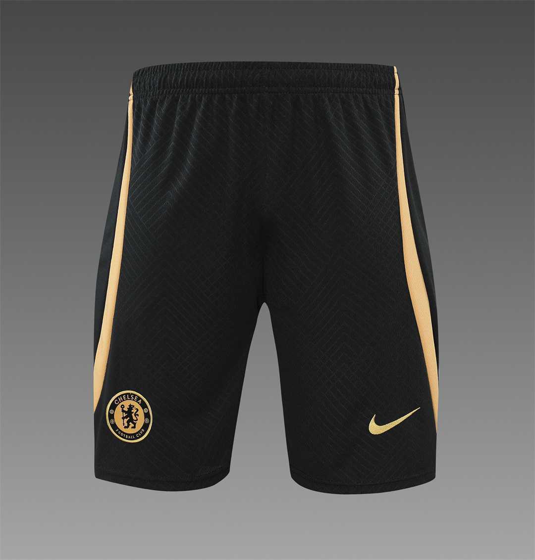 22-23 Chelsea training suit short sleeve kit black 4