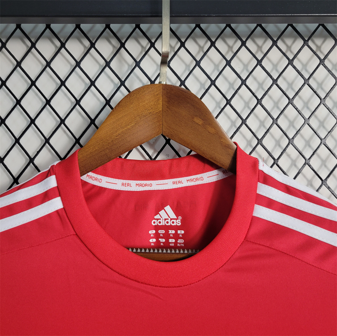 11-12 Real Madrid red away long sleeve 9