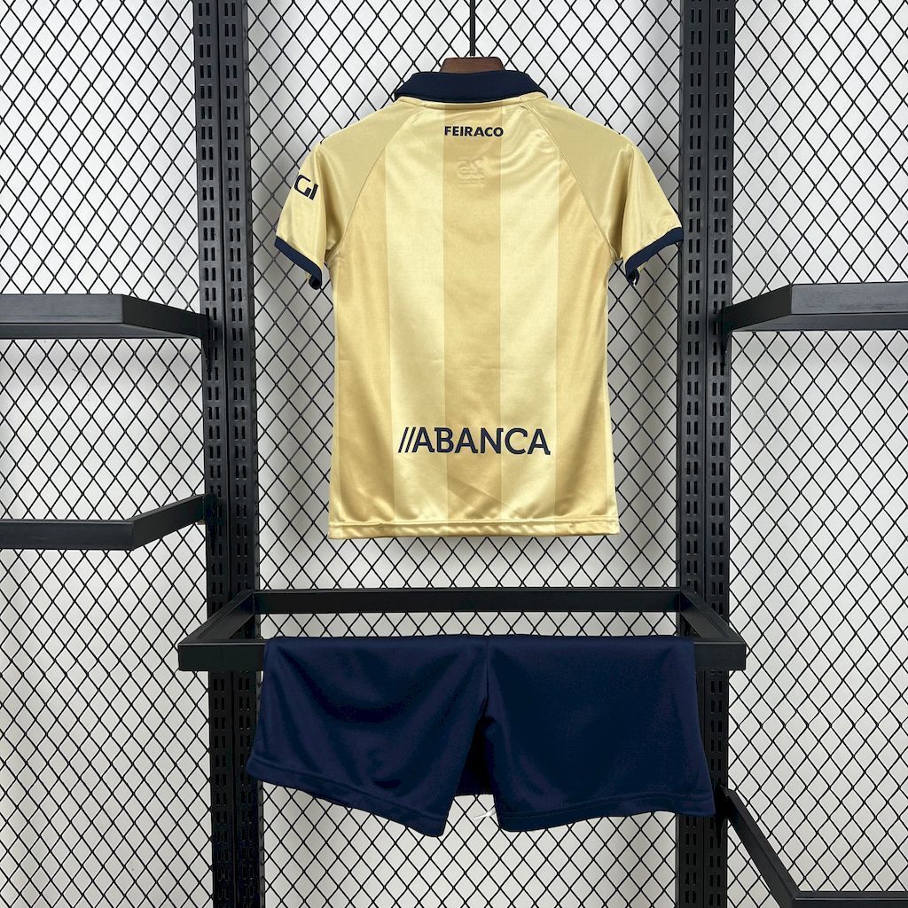 25-26 Deportivo de La Coruna 25th Anniversary Edition Kid Kits Youth Apparels AAAAJersey Supply 5