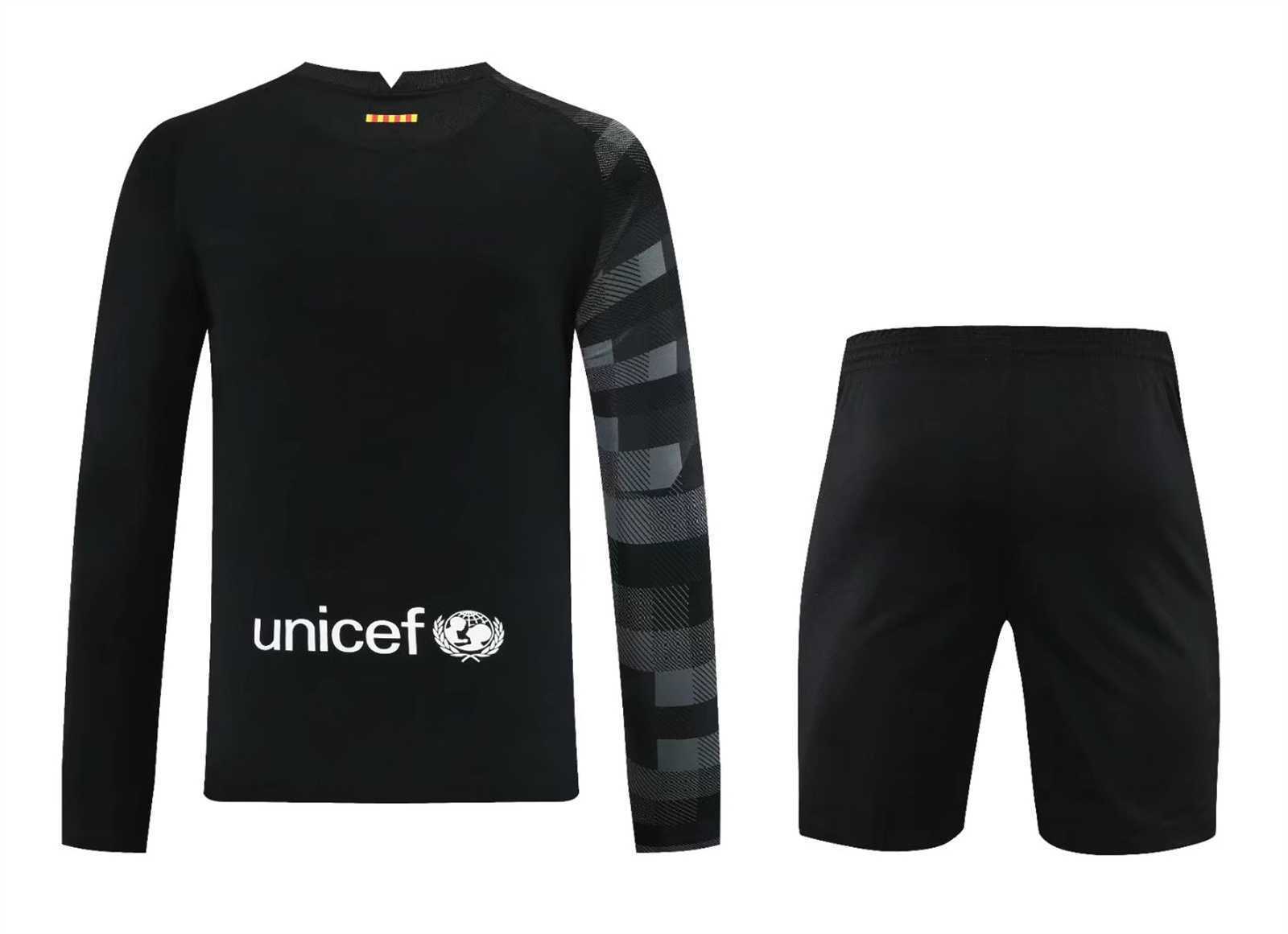 21-22 Barcelona black goalkeeper long sleeve 11