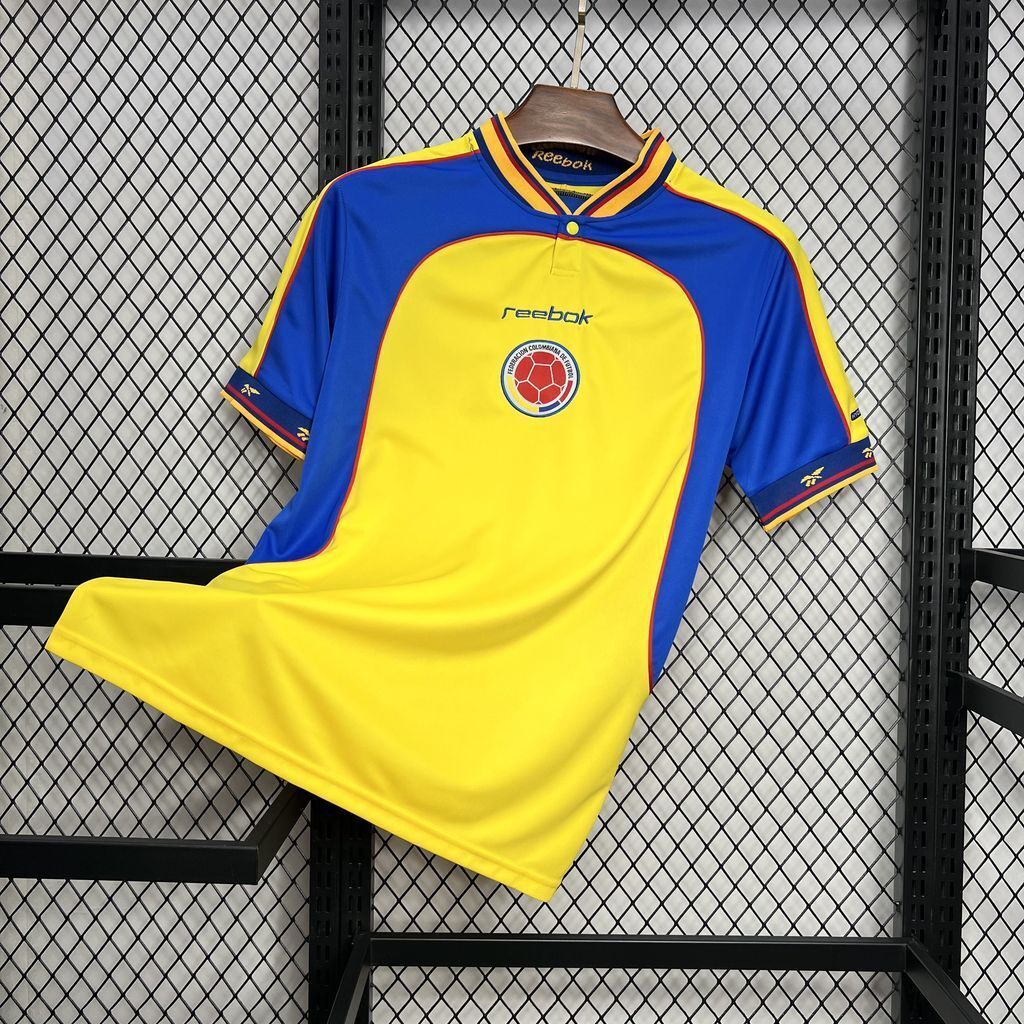 2001 Colombia Home Retro Kit Vintage Shirt AAAAJersey Supplier Yupoo