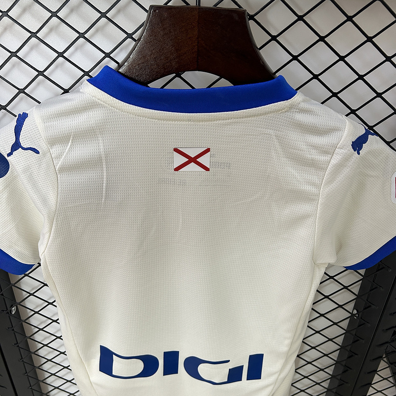 24-25 Alaves Away Kid Kits Youth Apparels Soccer AAAAJersey Yupoo 3