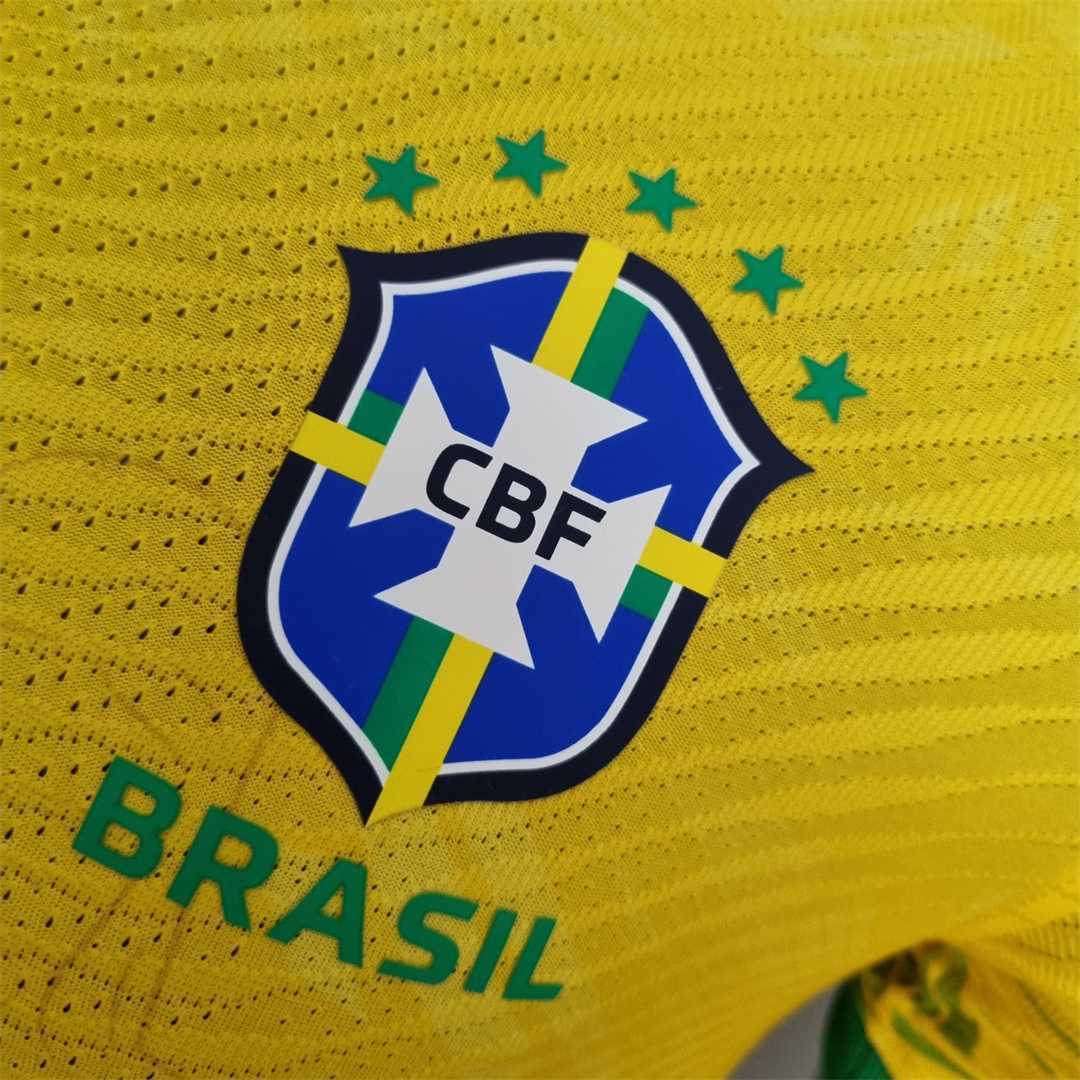 2022 Brazil classic yellow player version 4