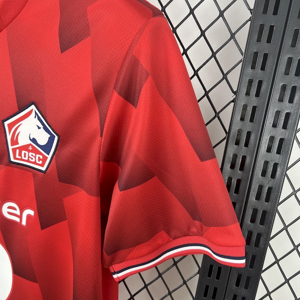 25-26 Lille Home Shirt Football T-Shirt AAAAJersey Supply Yupoo 6