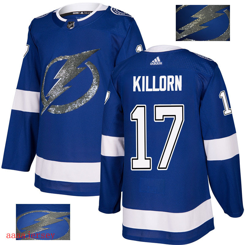 2018 Tampa Bay Lightning ice hockey jersey M-3XL 坦帕湾闪电队时尚亮片款冰球服 19
