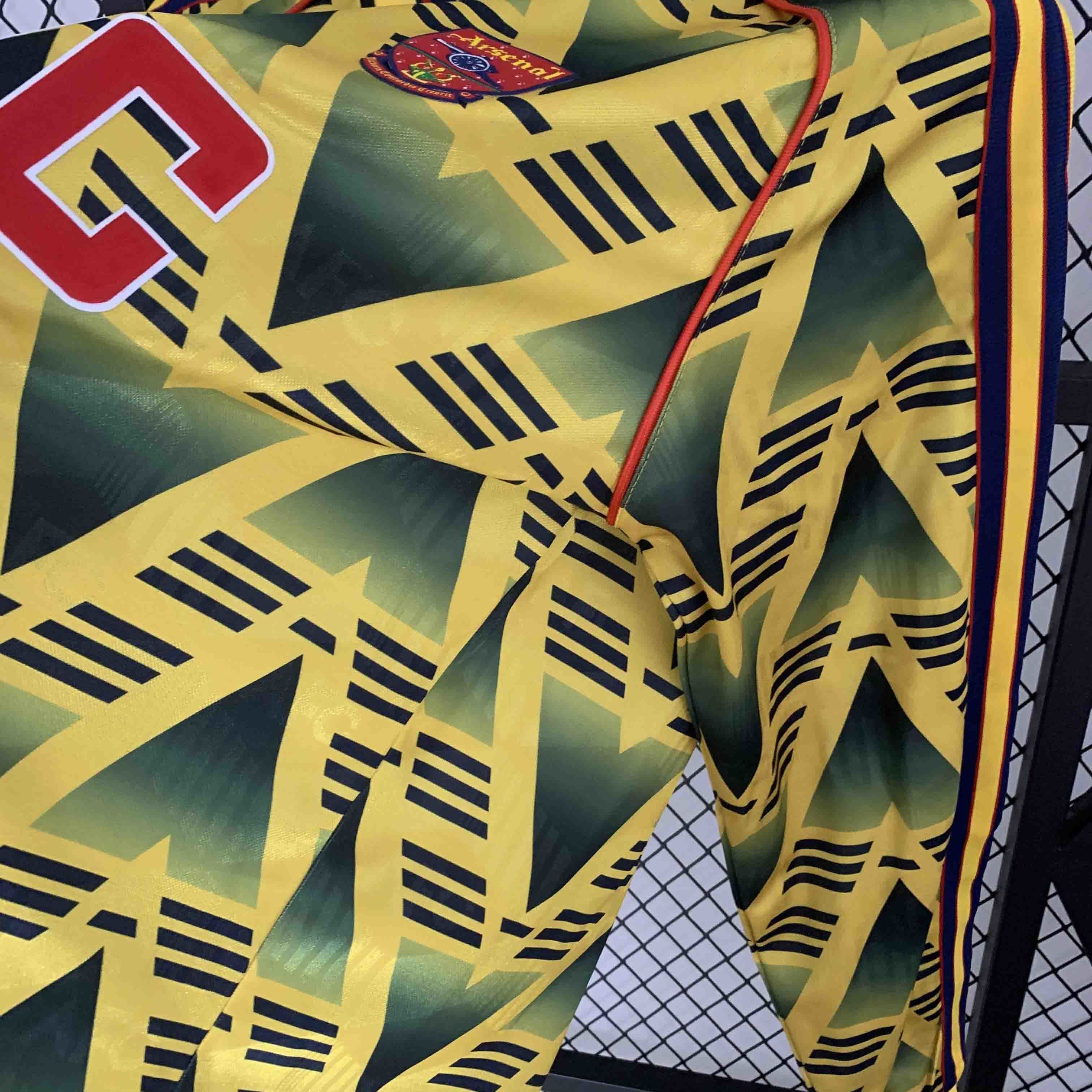 91-93 Retro Long Sleeve Arsenal Away S-XXL 3