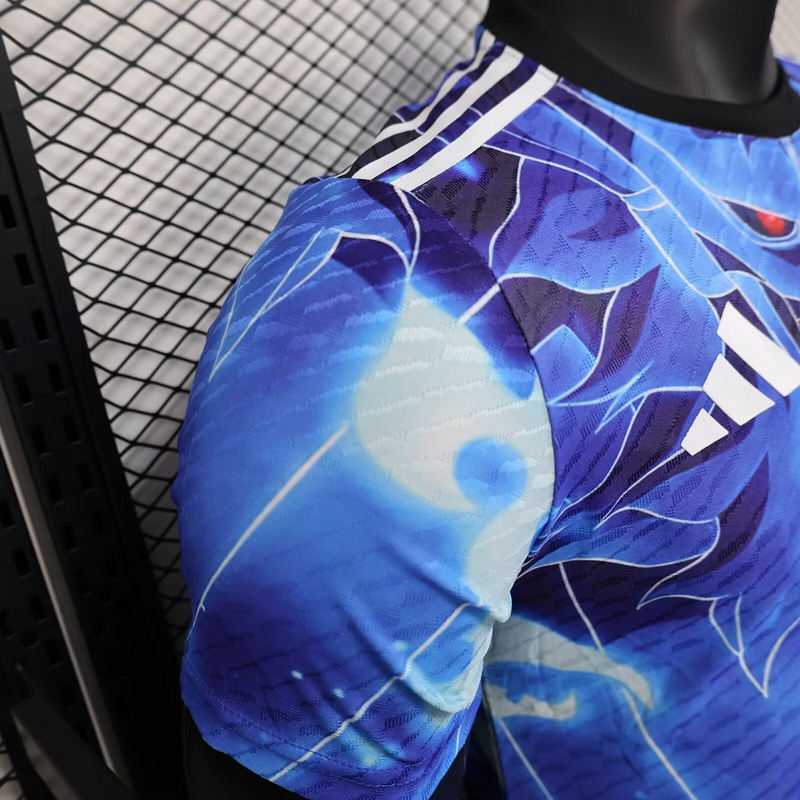 25-26 Japan Naruto & Sasuke Blue Special Edition Kit Player Version Shirt AAAAJersey Wholesale 5