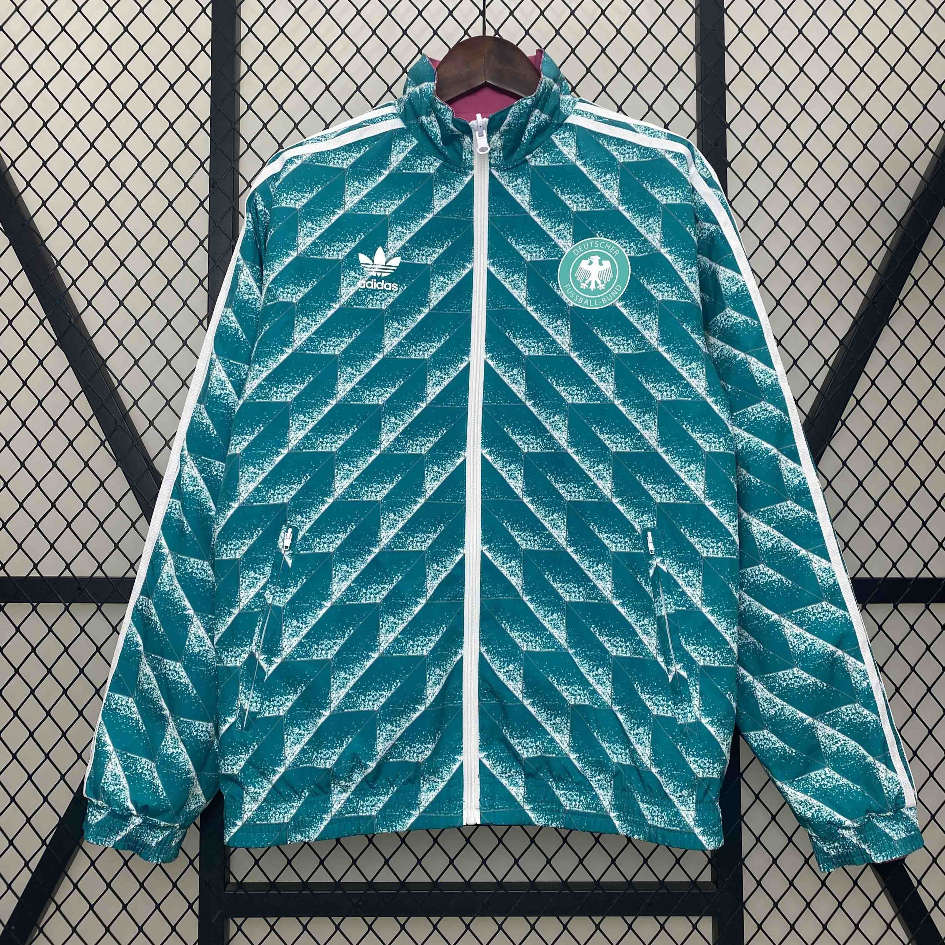 2024 Germany Trench Coat Reversible Windbreaker Double-Sides Jacket AAAAJersey Supplier Yupoo 1