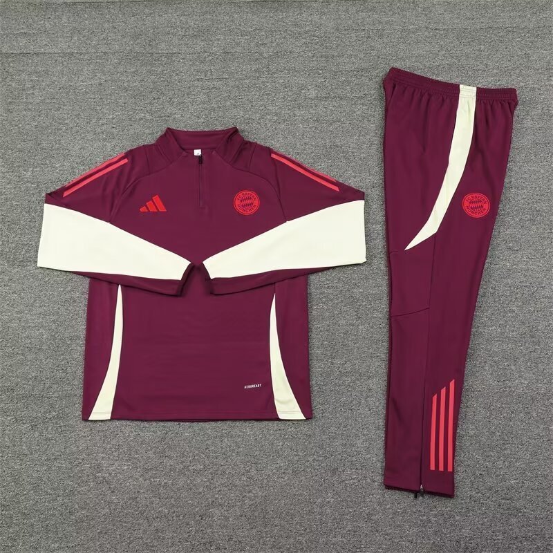 24-25 Bayern Long Sleeve Training Suit Football Shirts 1