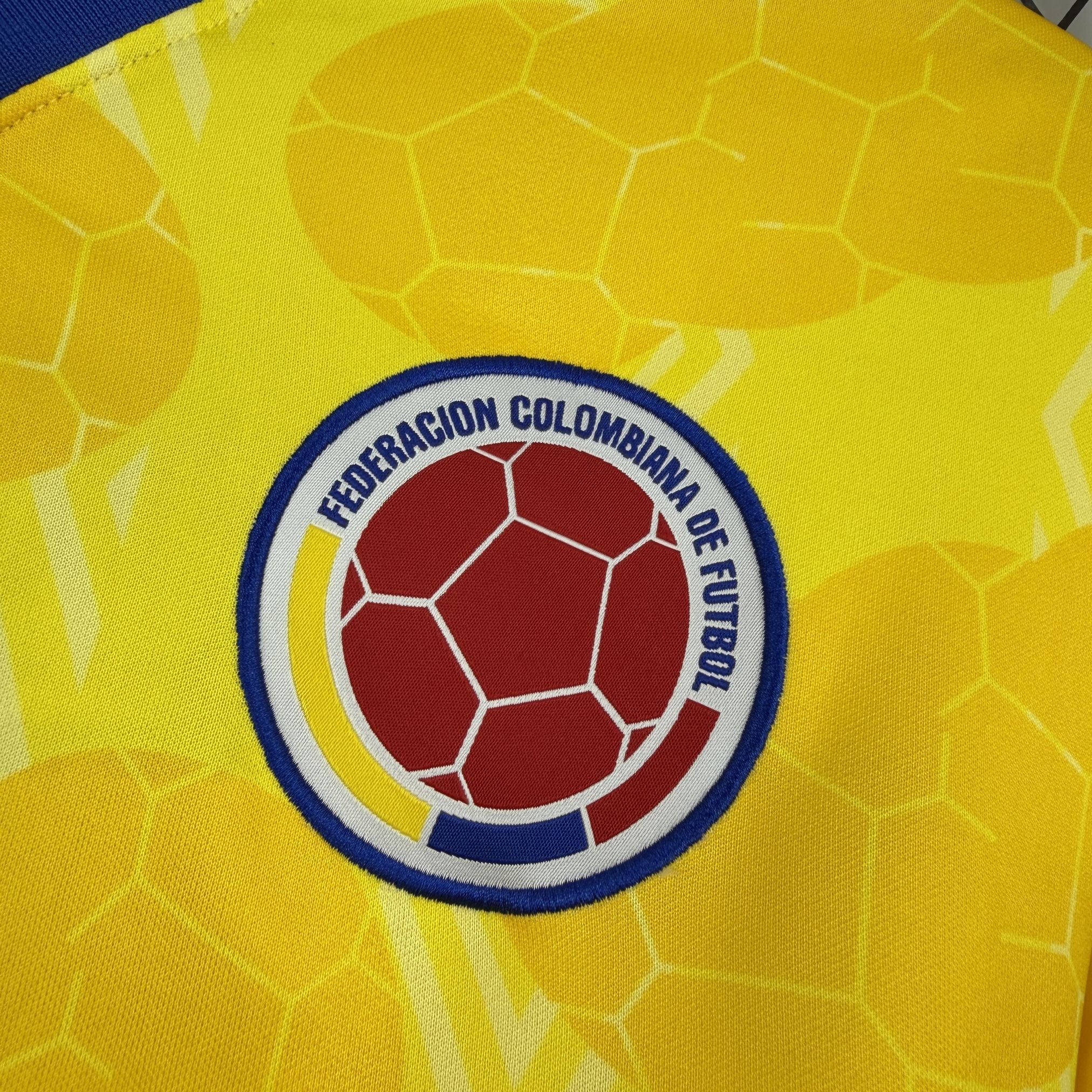 1994 Colombia Retro Mens Home Kit Football Long Sleeve Shirt AAAAJersey Supply Yupoo 6 4