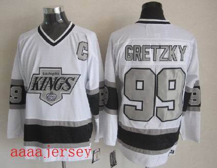 Los Angeles Kings retro ice hockey jersey M-3XL 洛杉矶国王队复古冰球服 5