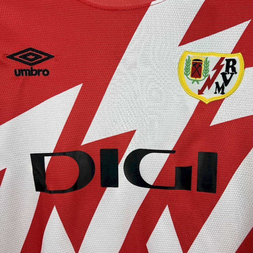 25-26 Rayo Vallecano Home Shirt Football Apparels AAAAJersey Supply Yupoo 2