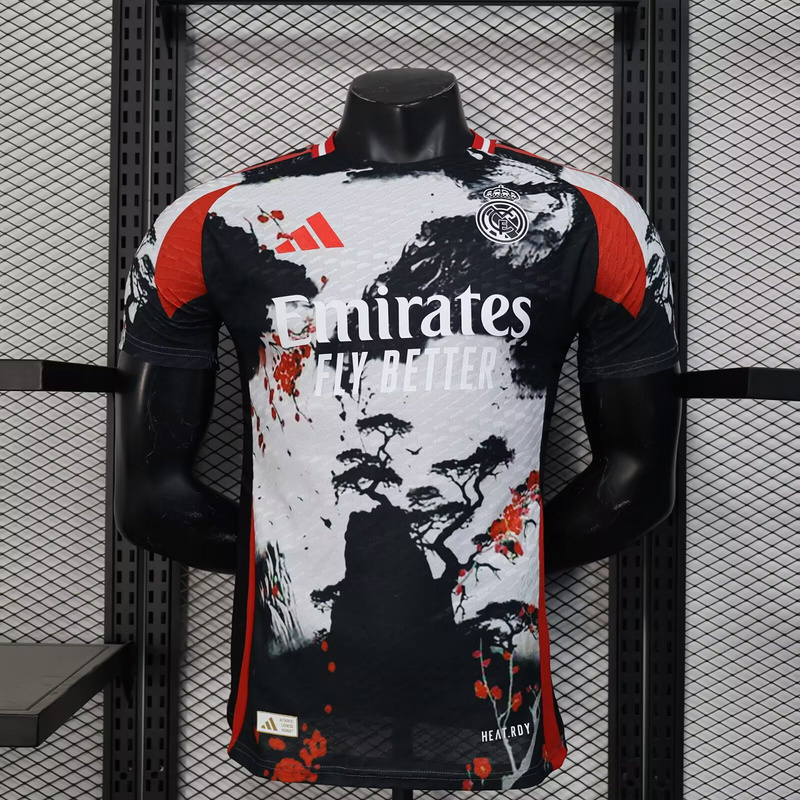 25-26 Real Madrid Painting Special Edition Kit Player Version Shirt AAAAJersey Dropship Yupoo