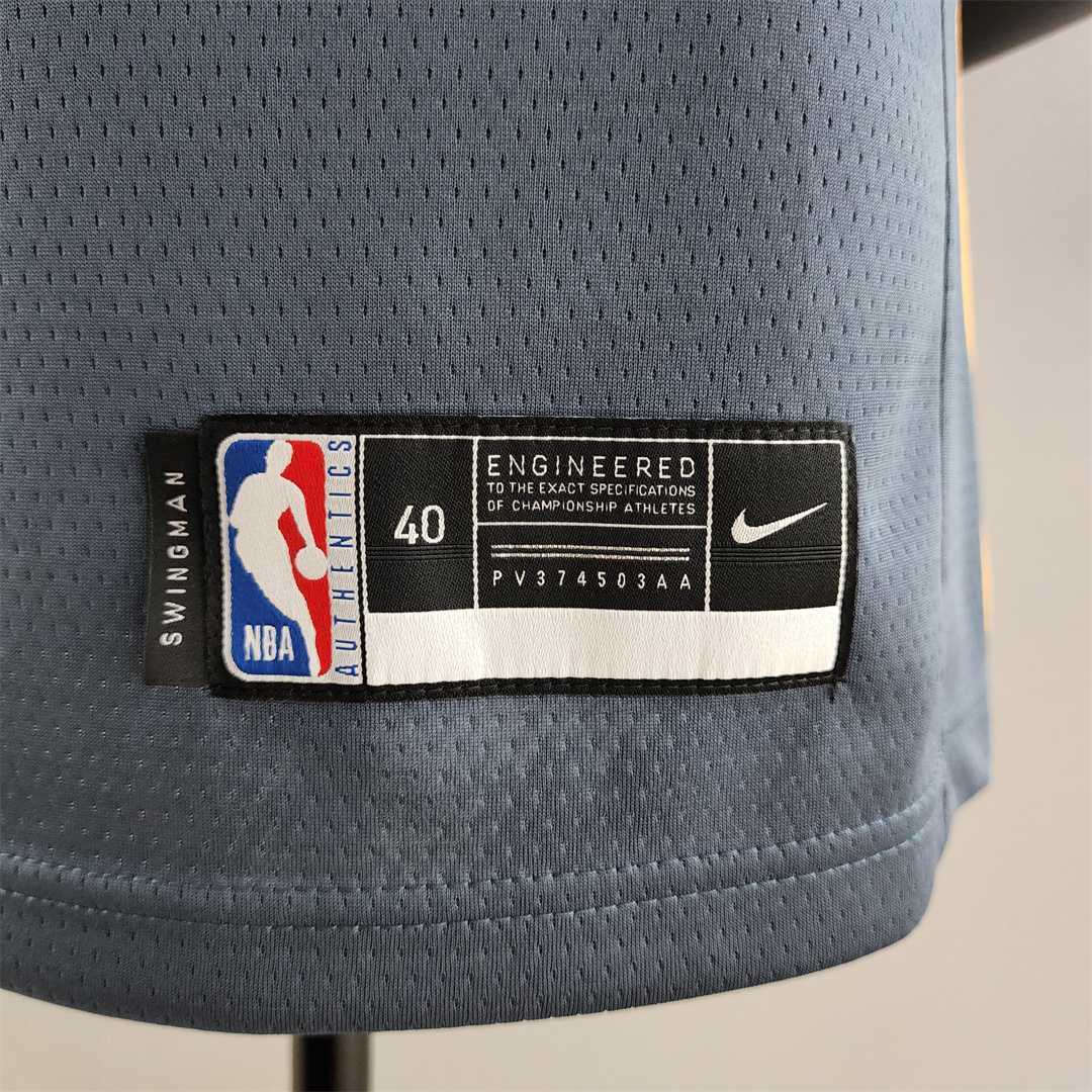 2018 POOLE#3 Golden State Warriors Grey NBA Jersey 5