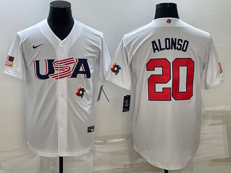USA 2023 World Cup Baseball Jerseys 102