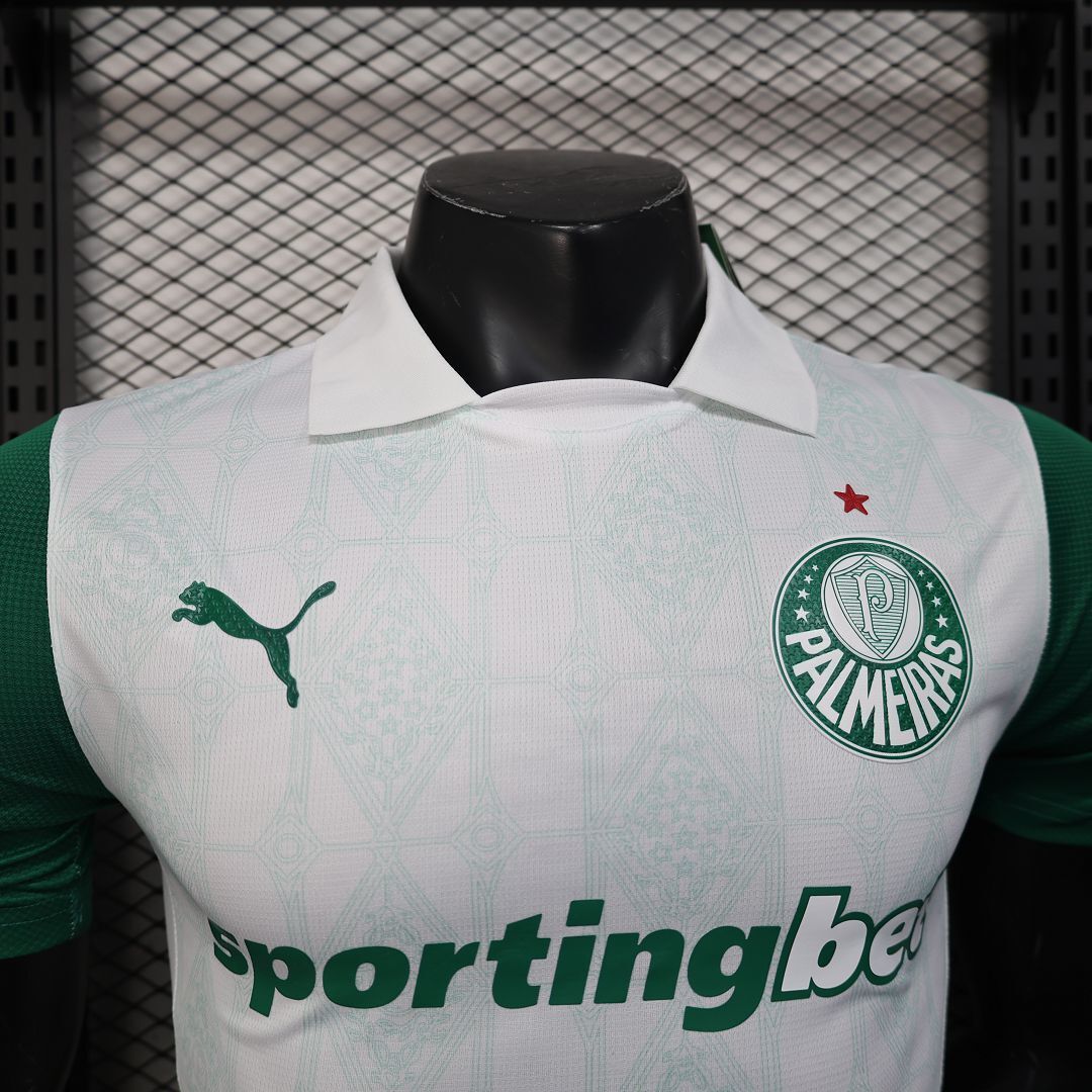 25-26 Palmeiras Away All Sponsors Kit Player Version Shirt AAAAJersey Wholesale Yupoo 4