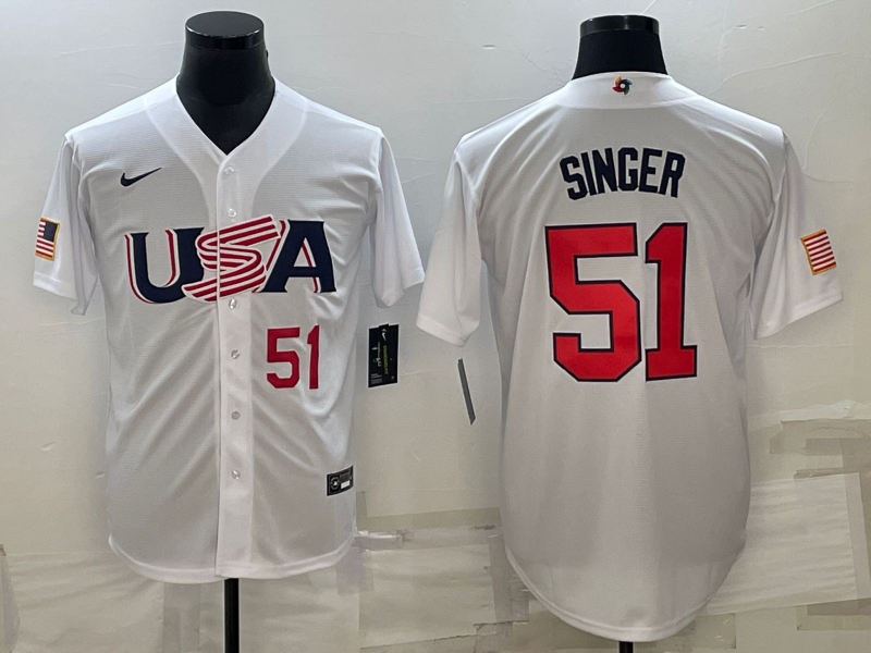 USA 2023 World Cup Baseball Jerseys 99