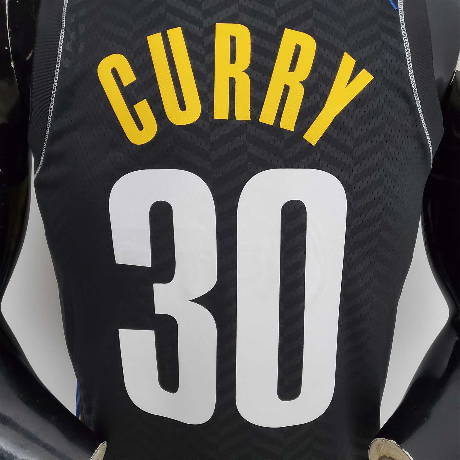 Brooklyn Nets Curry #30 City Edition Black 4