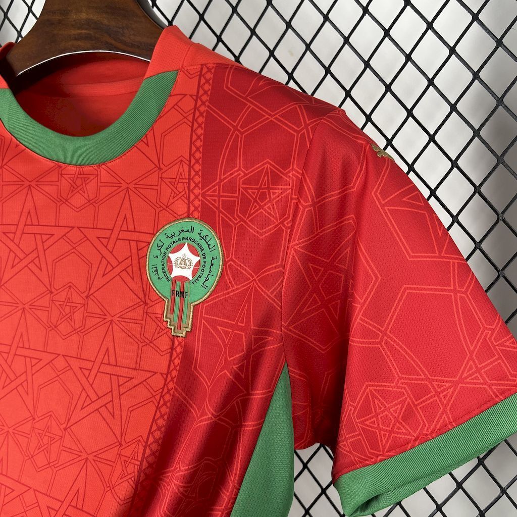 24-25 Morocco Home Shirt Football Apparels Soccer AAAAJersey Yupoo 2