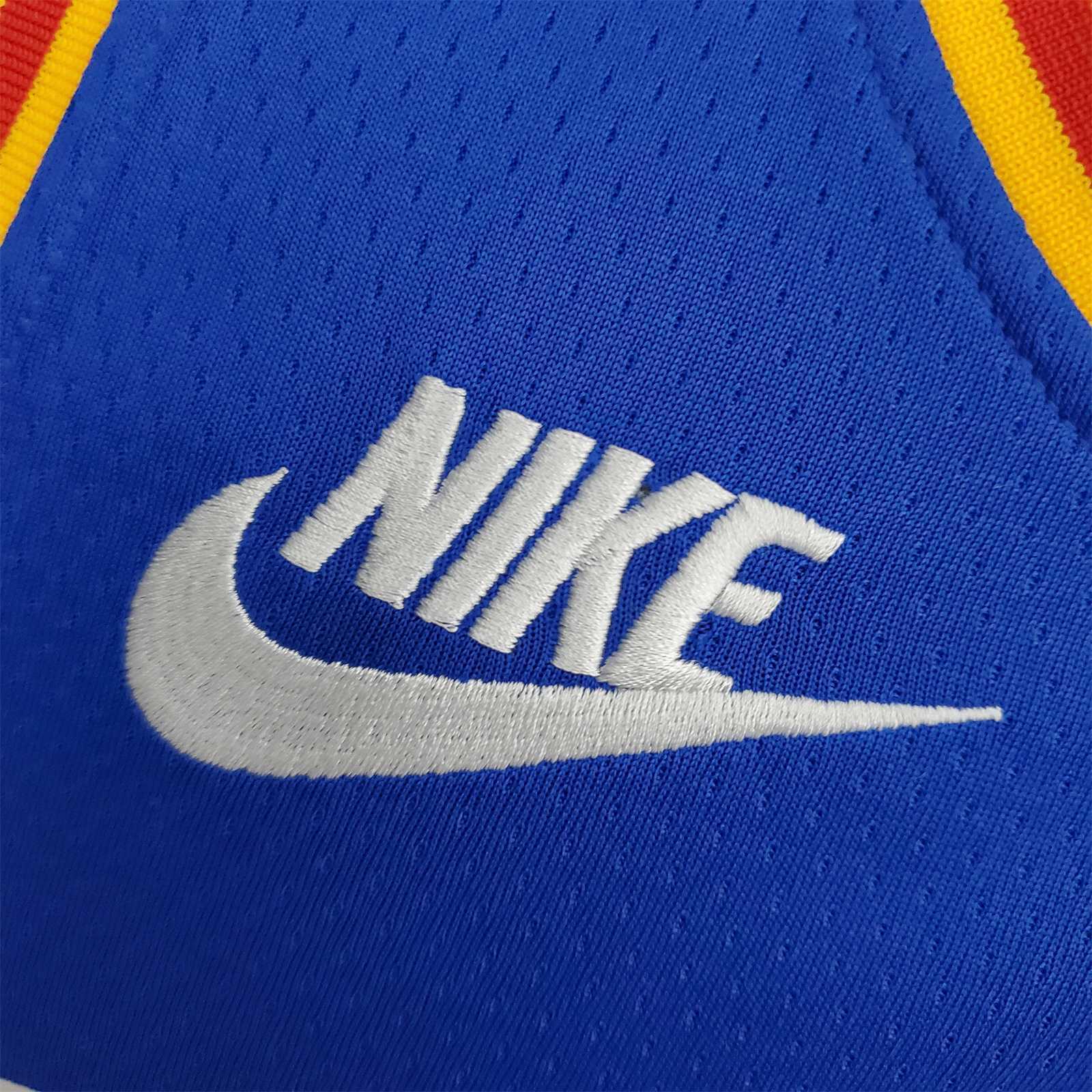 75th Anniversary Porter jr.#32 Warriors Vintage Blue NBA Jersey 3