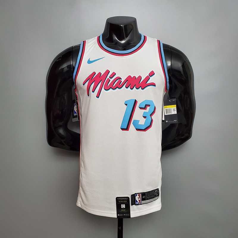 ADEBAYO#13 Miami Heat V-neck White