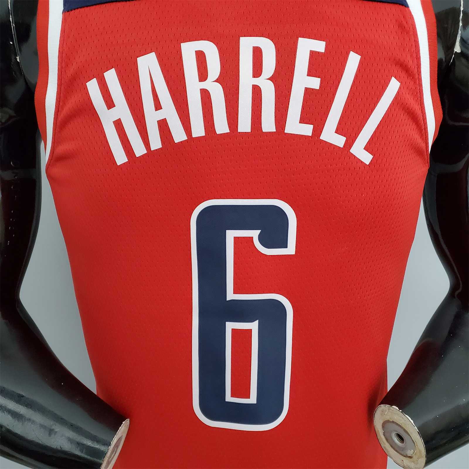 75th Anniversary Harrell #6 Wizards Red, White and Blue 4