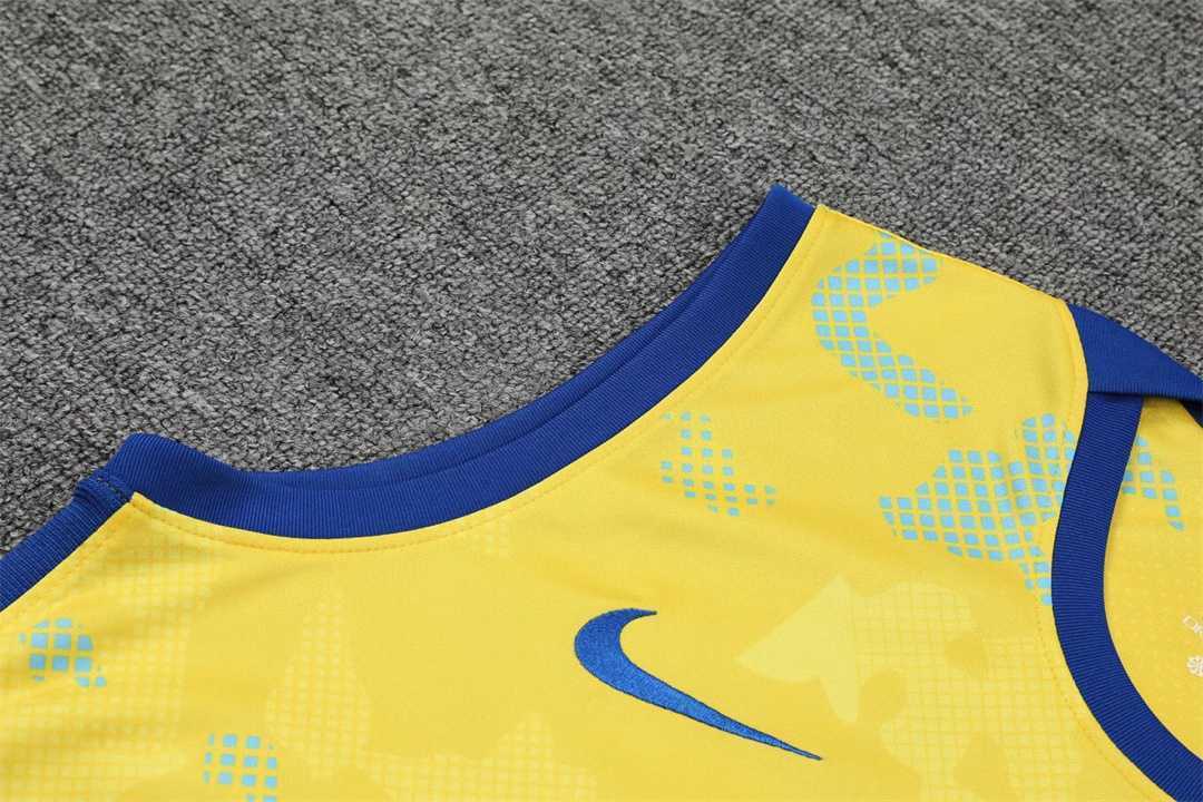 22-23 Chelsea vest training suit kit yellow 20