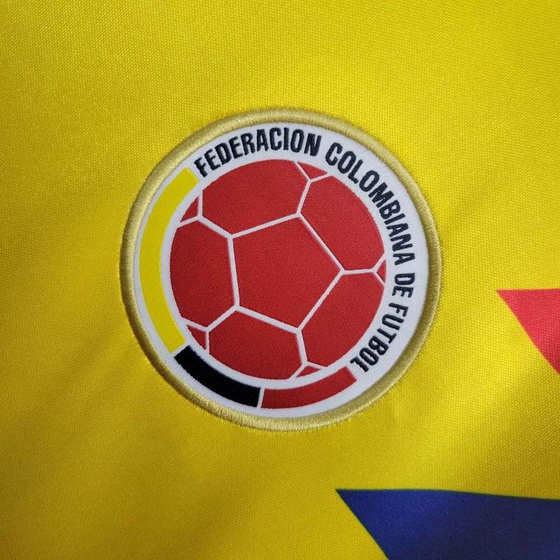 1990 Colombia Home Retro Kit Football AAAAJersey Supplier 6