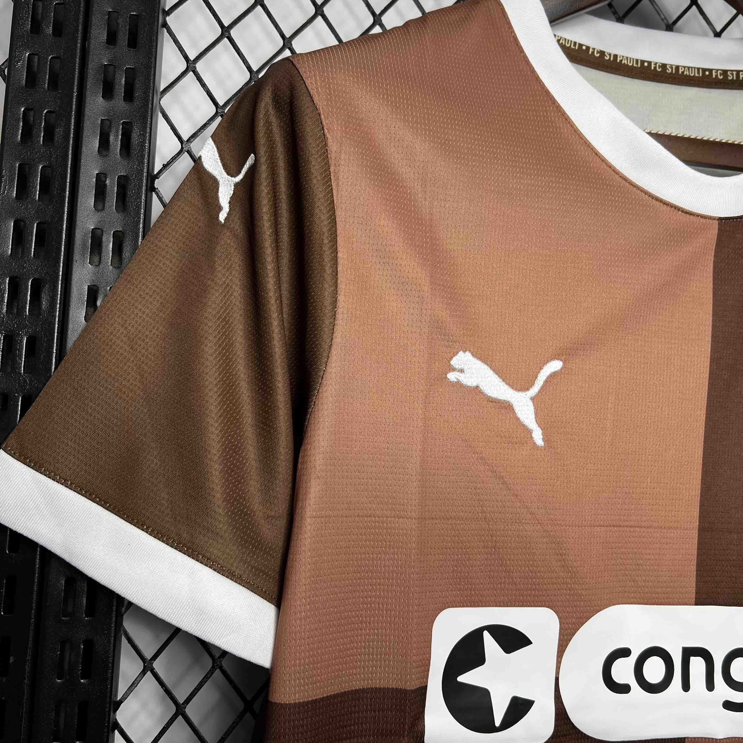 24-25 St. Pauli Home Kit Football Apparel AAAAJerseys Dropshipping Yupoo 2