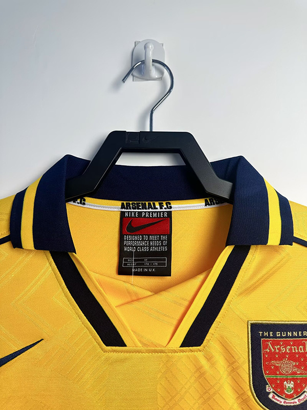 96-94 Arsenal Away Retro Kit Long Sleeve Shirt Soccer AAAAJersey Yupoo 5