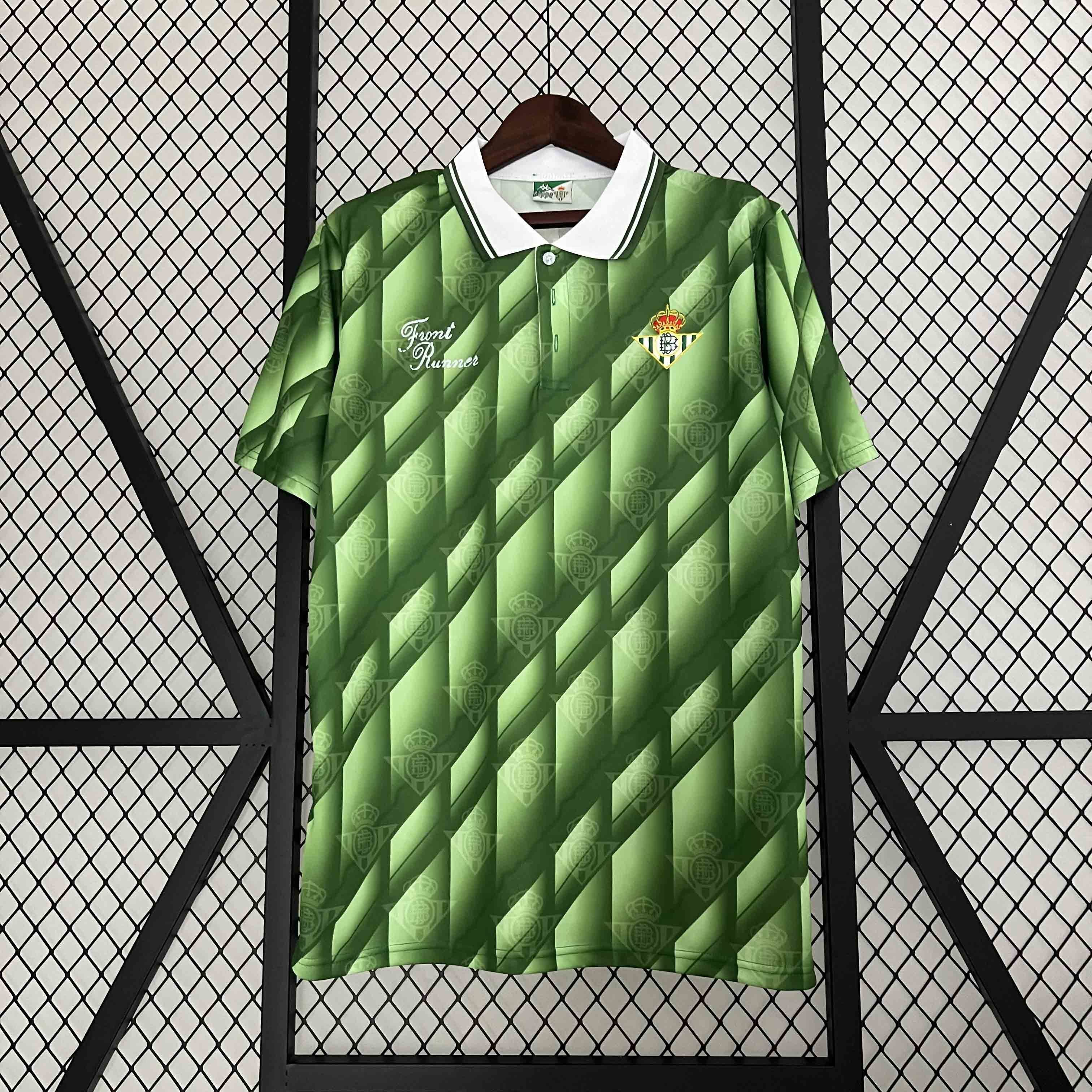 1993 Retro Betis Home S-XXL Cheap Soccer Jerseys