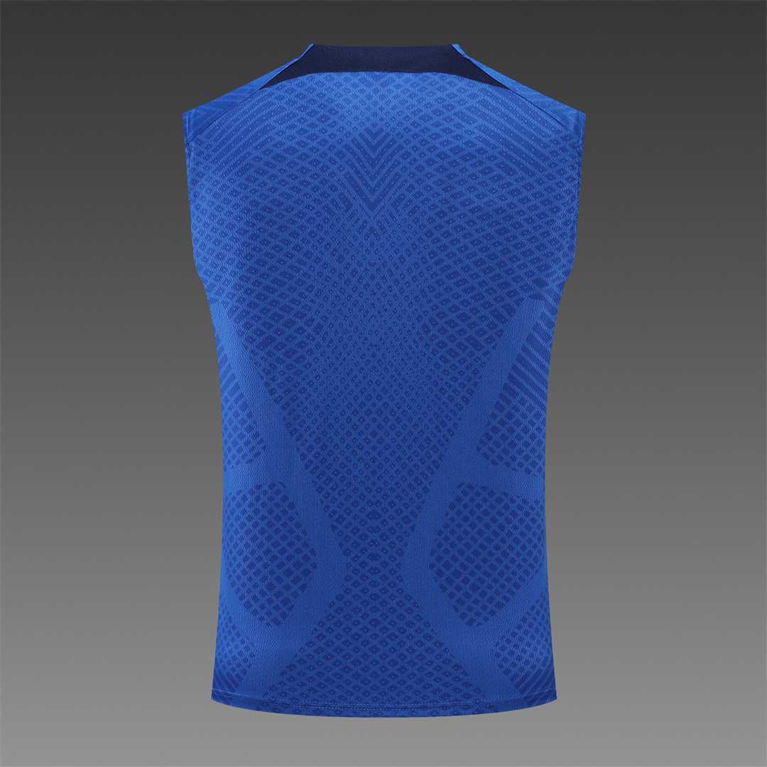 22-23 Chelsea vest training suit kit Diamond Blue 19