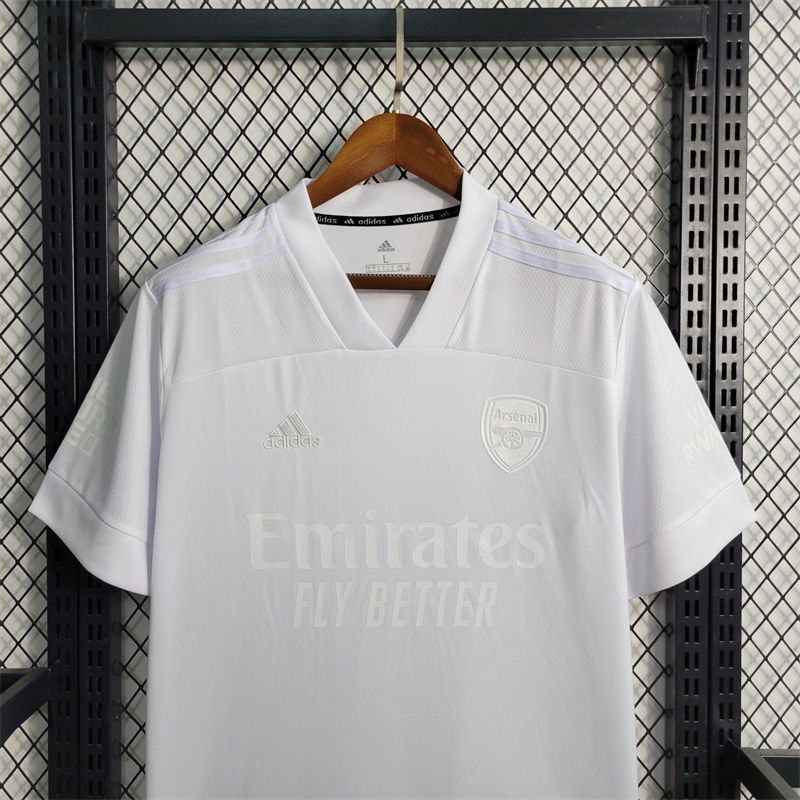 21-22 Arsenal White Size S-XXL Soccer Jersey 2