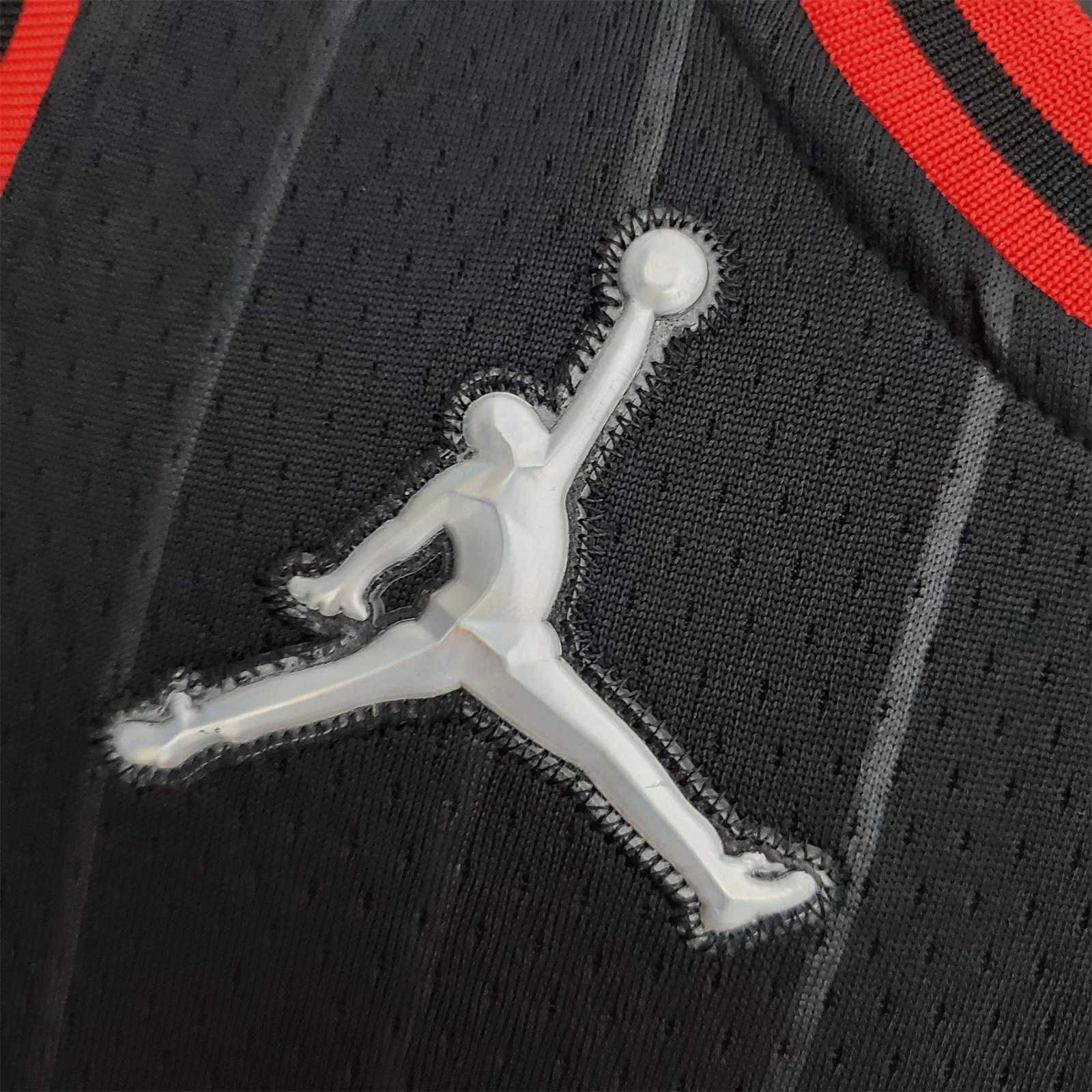 75th Anniversary Jordan #45 Bulls Flyers Black NBA Jersey 1