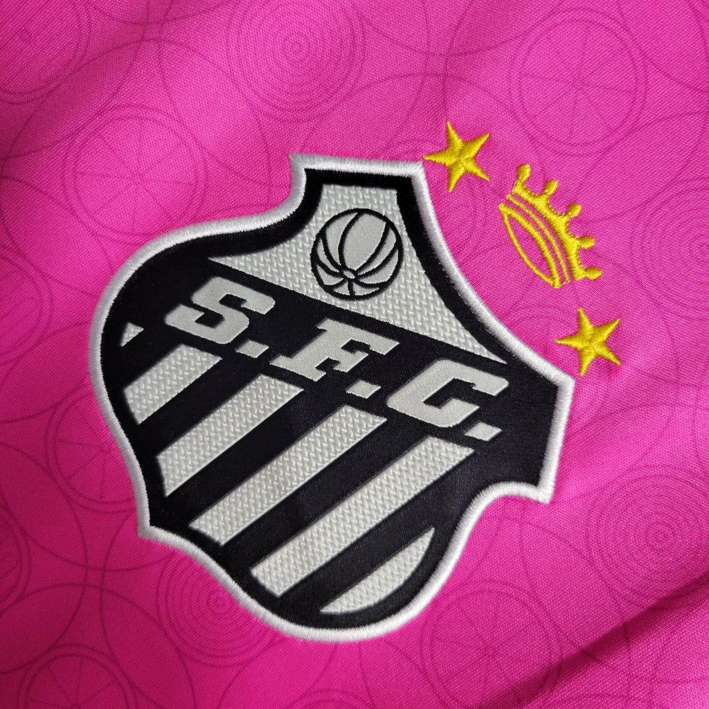23-24 Santos Pink S-4XL Cheap Soccer Jerseys 2