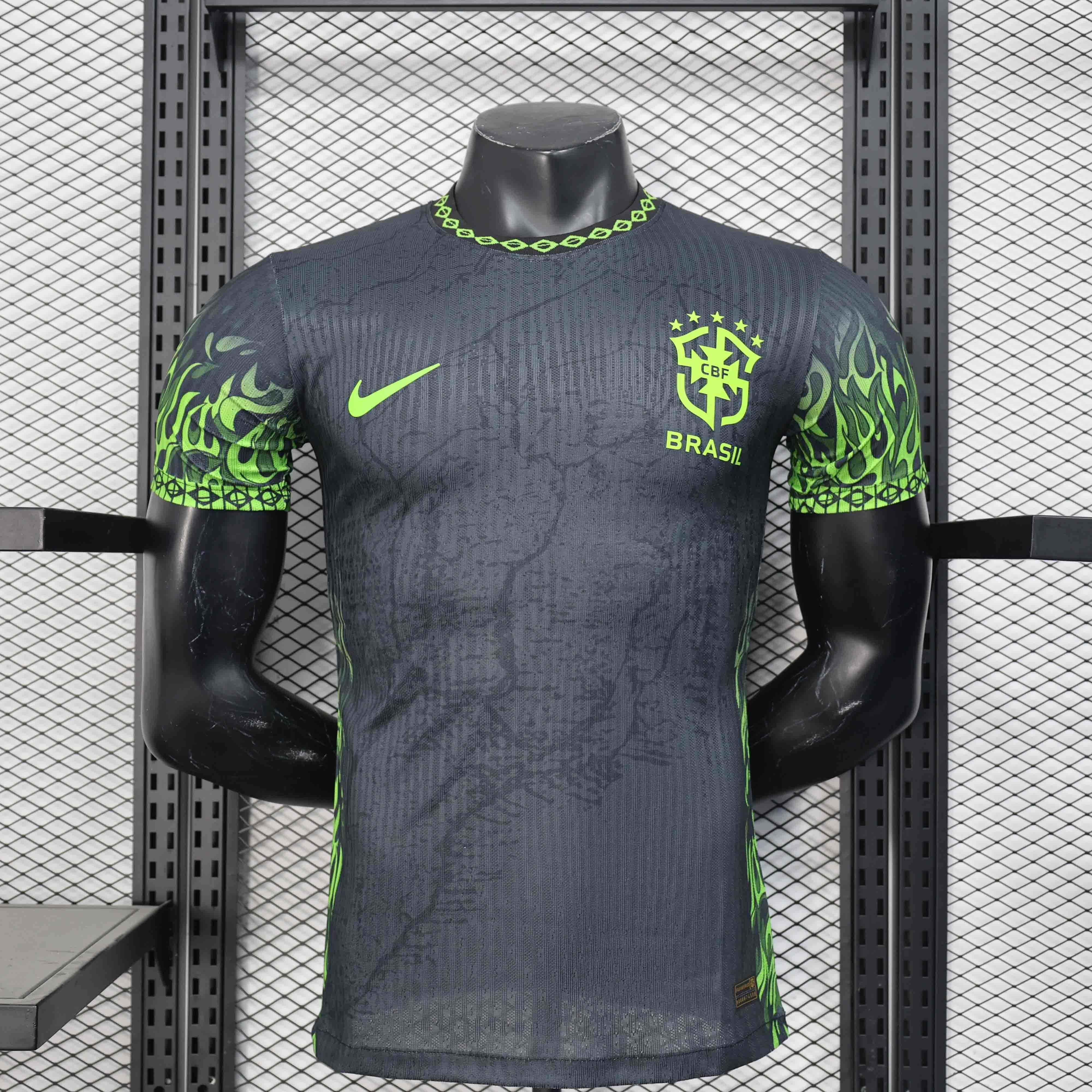 2025 Brazil Black Kit Special Edition Player Version Soccer AAAAJersey Yupoo